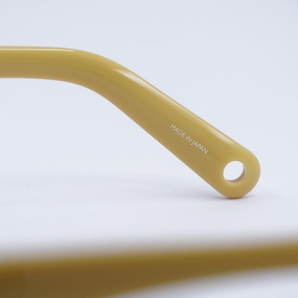 Jacquemus SALON JAC/62 C2 Sunglasses Yellow Rectangle Frame, Brown Lenses - Picture 8 of 10